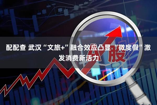 配配查 武汉“文旅+”融合效应凸显 “微度假”激发消费新活力
