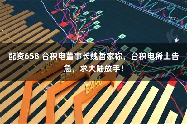 配资658 台积电董事长魏哲家称,台积电稀土告急,求大陆放手!